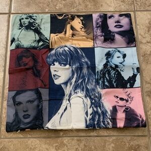 Taylor Swift throw pillow case 17x17 inch The Eras Tour